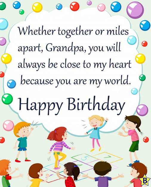 6 Birthday Quotes for Grandfather