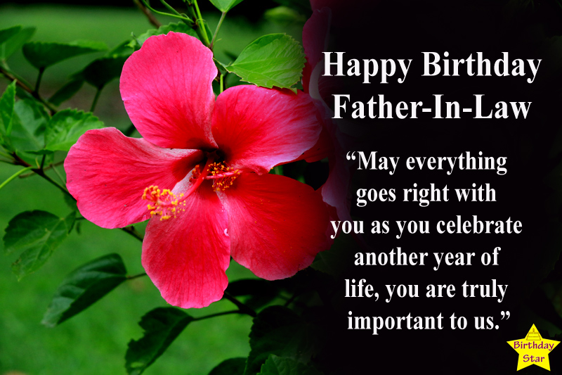 Happy Birthday Quotes for Father in law