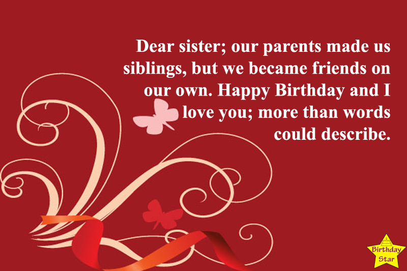birthday wishes for sister friend