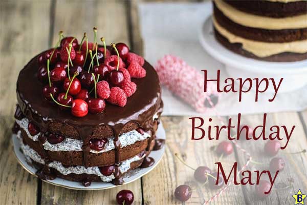 Happy Birthday Mary Cake Images