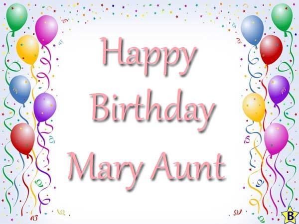 Happy Birthday mary-aunt images
