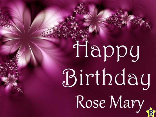 Happy Birthday rose-mary images