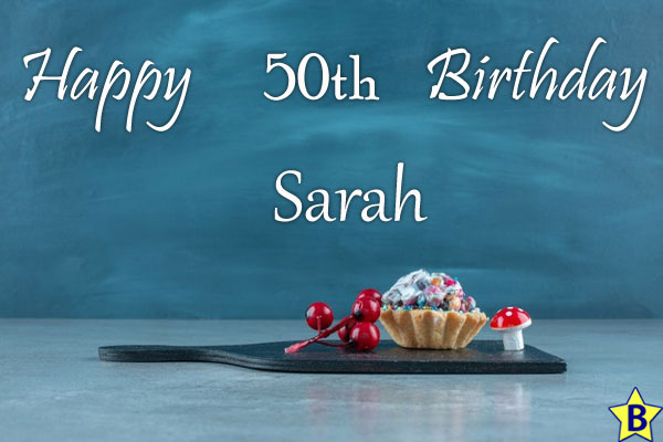Happy 50th Birthday Sarah Images