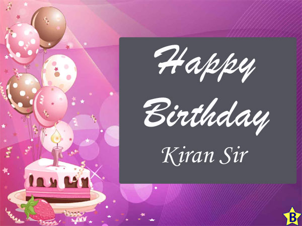 happy birthday images kiran-sir