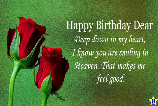 Happy birthday rose images in heaven