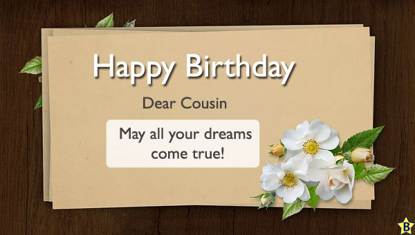 happy birthday cousin card