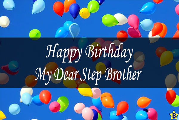 happy birthday dear step brother images