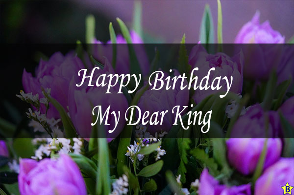 happy birthday my dear king images