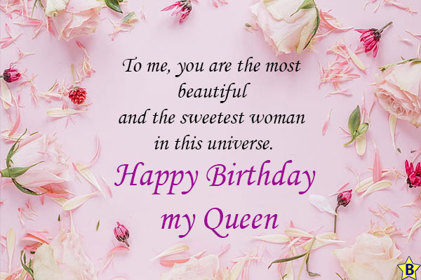 happy birthday my queen quotes