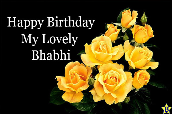 Birthday wishes for Bhabhi from nanad