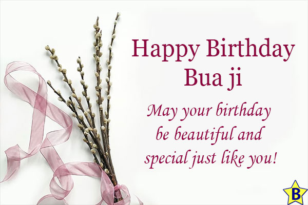 birthday wishes for Bua Ji