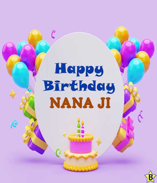 happy birthday nana ji cake