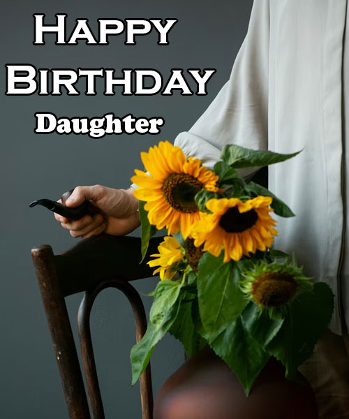 happy birthday daughter sunflower images