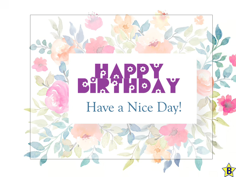 happy birthday floral images free