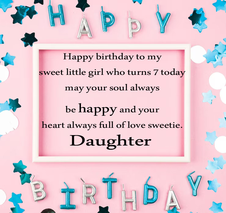 happy 7th birthday daughter images