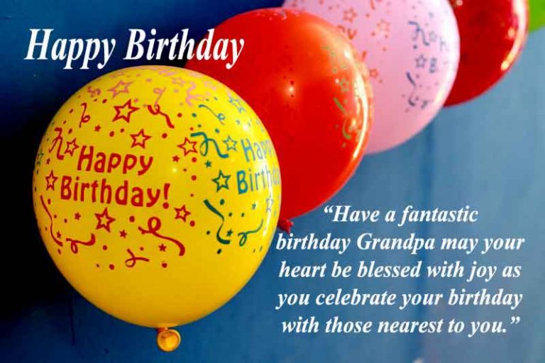 Happy Birthday Grandpa Quotes, Wishes and Images