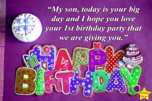 300+ 1st Birthday Wishes and Quotes for Baby Boy