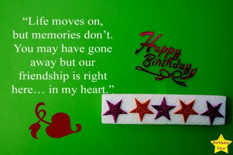 birthday quotes for long distance best friend girl