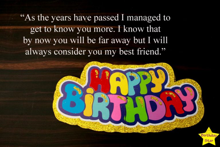 150+ Long Distance Friend Happy Birthday Quotes, Images, Wishes