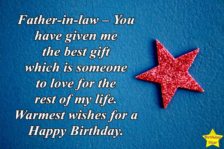 Best Happy Birthday Father In Law Quotes