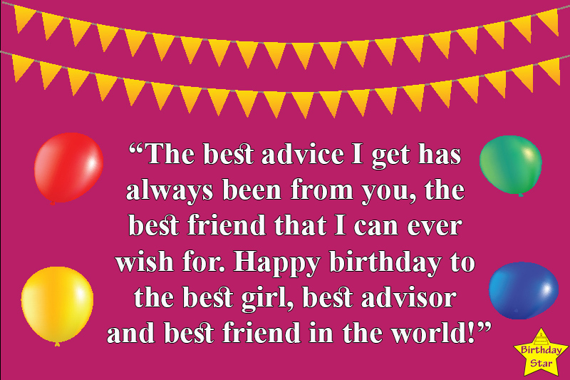 birthday quotes for female best friend