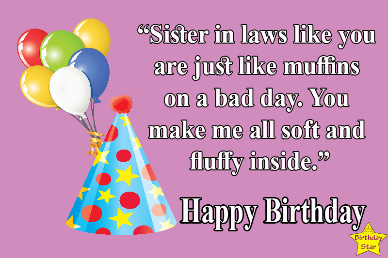 birthday quotes for sister in law