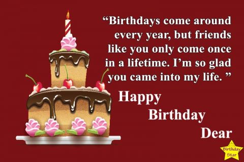 55+ Happy Birthday Cake Quotes, Wishes for Friends