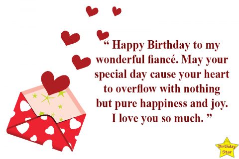 Happy Birthday Quotes for Fiance with Love