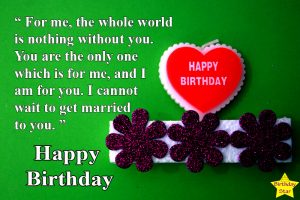 Happy Birthday Quotes for Fiance with Love