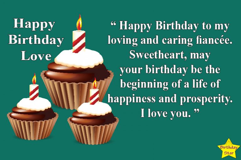 Happy Birthday Quotes for Fiance with Love