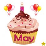 Birthday Cupcake Clipart May