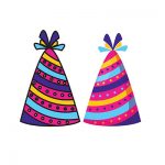 Birthday two Hat Clipart