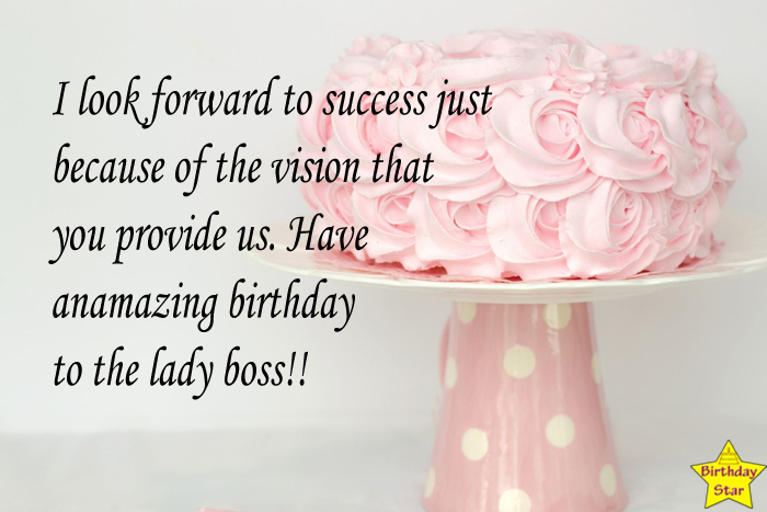 Happy Birthday Wishes For Boss Female Birthday Star