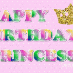 happy birthday Princess gif
