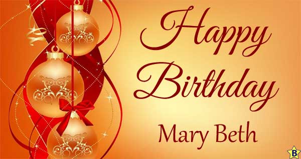 Happy Birthday mary-beth images