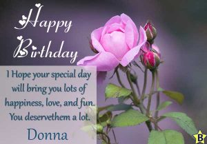 happy birthday donna images with quotes | Birthday Star