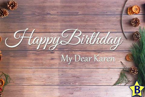 happy birthday karen images free | Birthday Star