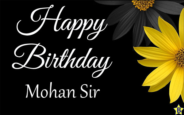 happy birthday images mohan-sir