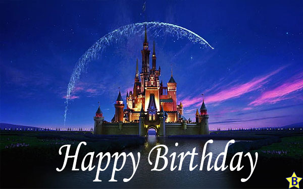 happy birthday disney castle