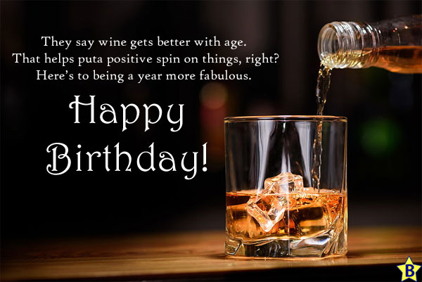 happy birthday funny images wine