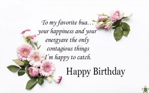 444+ Happy Birthday Bua Images, Wishes, Quotes And Messages