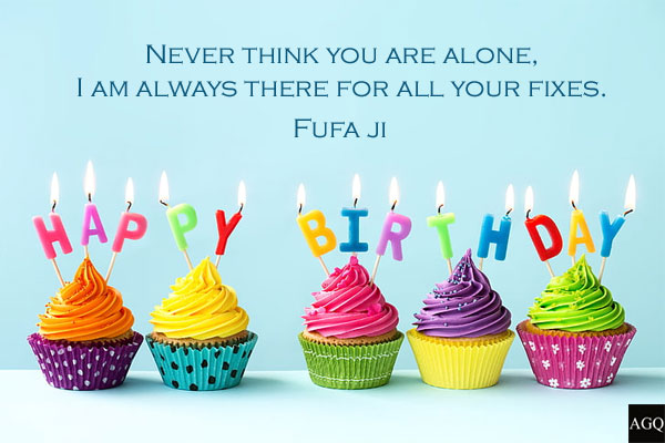 happy birthday fufa ji message