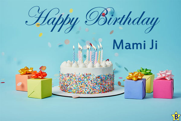 happy birthday mami ji cake