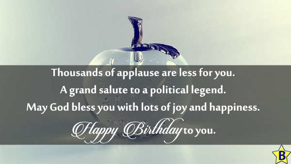 happy birthday to our political leader