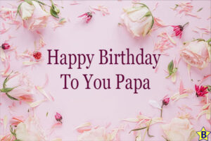 happy birthday to you papa