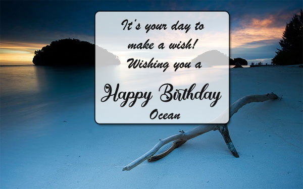 ocean view happy birthday wishes