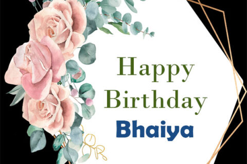 happy birthday bhaiya ji frame image