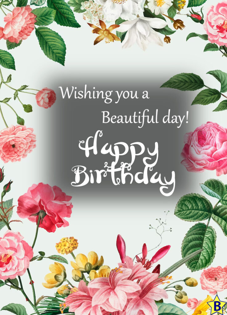 Happy Birthday Floral Images