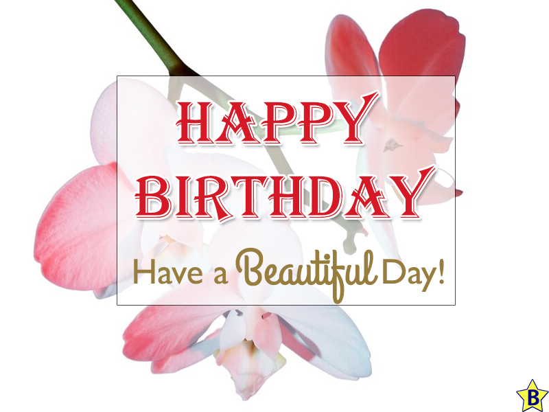 happy birthday floral images photo